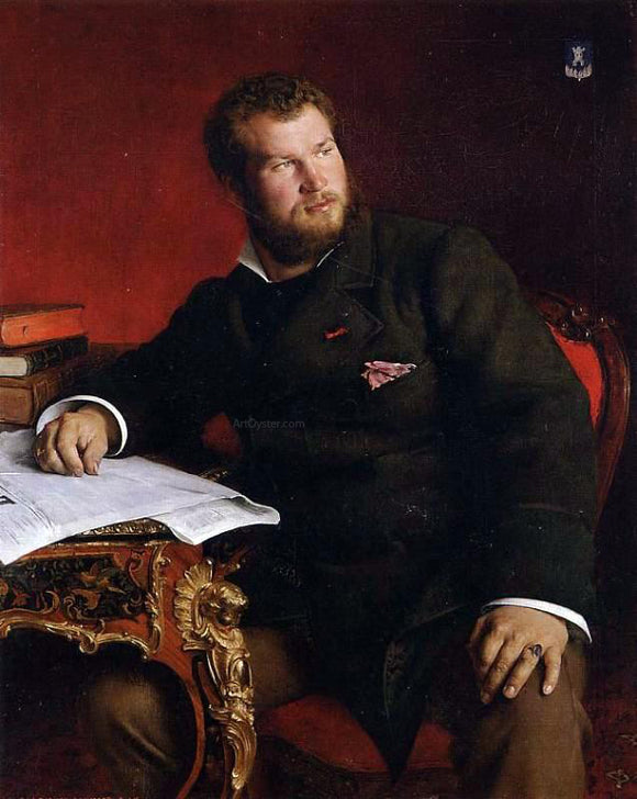  Pascal Adolphe Jean Dagnan-Bouveret Portrait of Jean Dagnan-Bouveret - Art Print