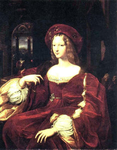  Raphael Portrait of Jeanne d'Aragon - Art Print
