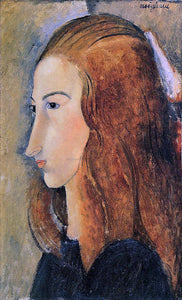  Amedeo Modigliani Portrait of Jeanne Hebuterne - Art Print
