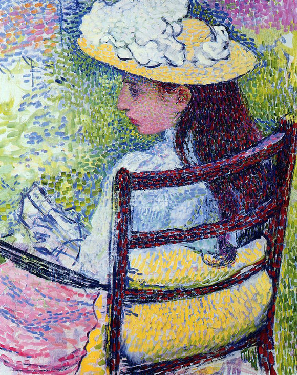  Theo Van Rysselberghe Portrait of Jeanne Pissarro - Art Print
