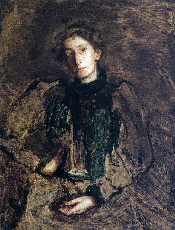  Thomas Eakins Portrait of Jennie Dean Kershaw - Art Print