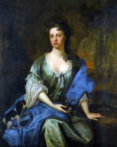  Sir Godfrey Kneller Portrait of Joane, Wife of Arthur Ayshford - Art Print