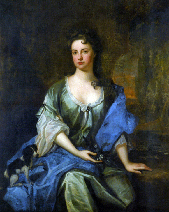  Sir Godfrey Kneller Portrait of Joane, Wife of Arthur Ayshford - Art Print