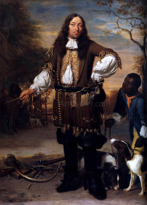  Johannes Verkolje Portrait of Johan de la Faille - Art Print