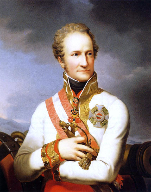  The Younger Johann Baptist Lampi Portrait of Johann II von Liechtenstein (1760 - 1836) - Art Print