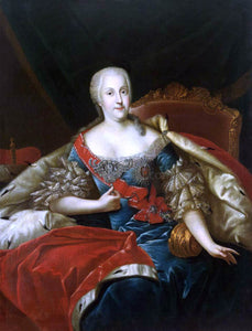  Antoine Pesne Portrait of Johanna Elisabeth, Princess of Anhalt-Zerbst - Art Print