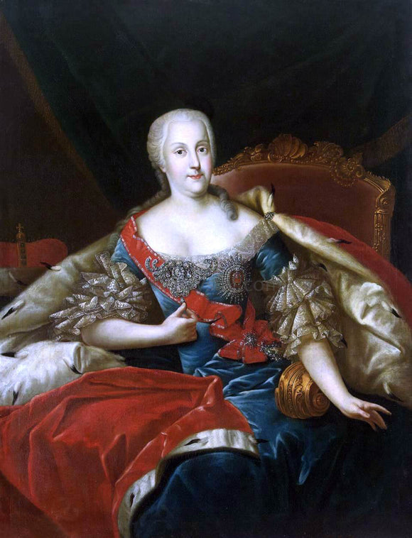 Antoine Pesne Portrait of Johanna Elisabeth, Princess of Anhalt-Zerbst - Art Print