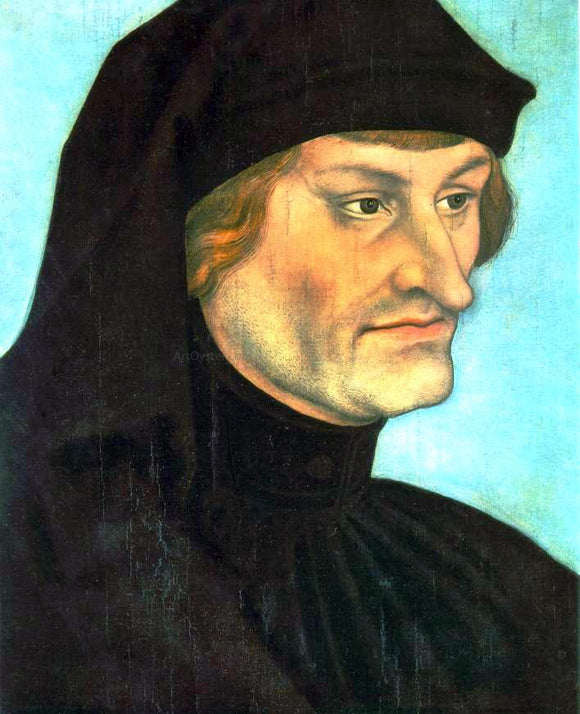  The Elder Lucas Cranach Portrait of Johannes Geiler von Kaysersberg - Art Print