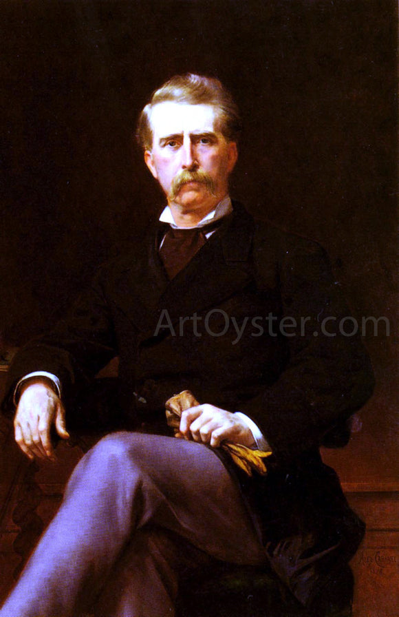 Alexandre Cabanel Portrait of John William Mackay - Art Print