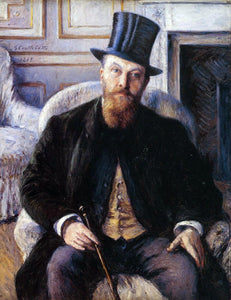  Gustave Caillebotte Portrait of Jules Dubois - Art Print