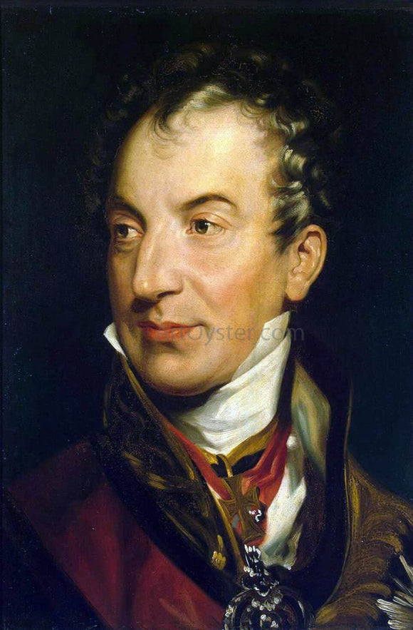  Sir Thomas Lawrence Portrait of Klemens Wenzel von Metternich - Art Print
