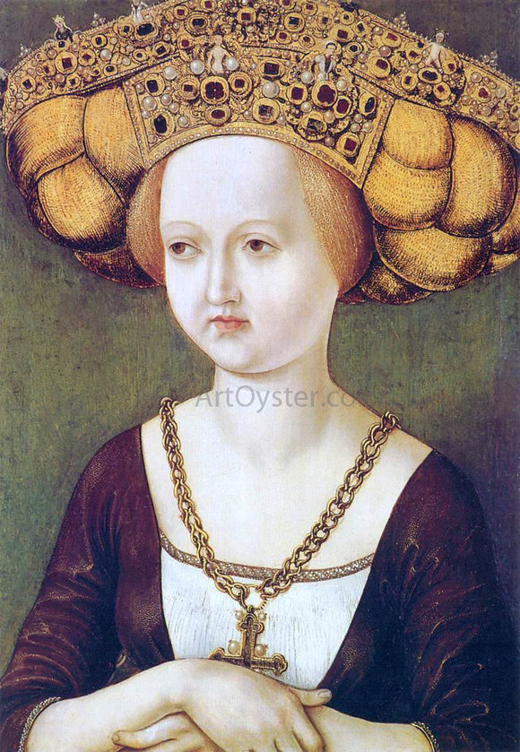  Unknown Austrian Masters Portrait of Kunigunde of Austria - Art Print