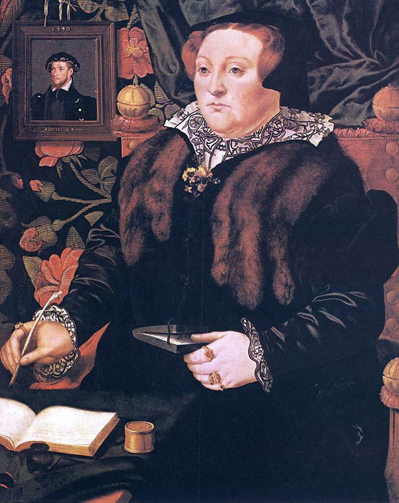  Hans Eworth Portrait of Lady Dacre - Art Print