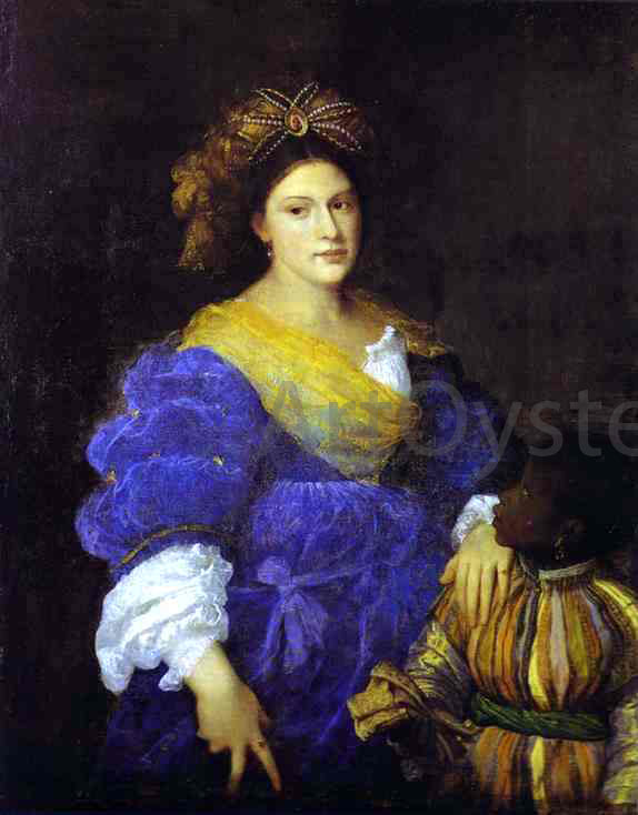  Titian Portrait of Laura de Dianti - Art Print