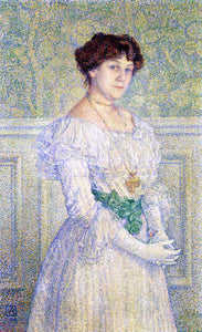  Theo Van Rysselberghe Portrait of Laure Fle - Art Print