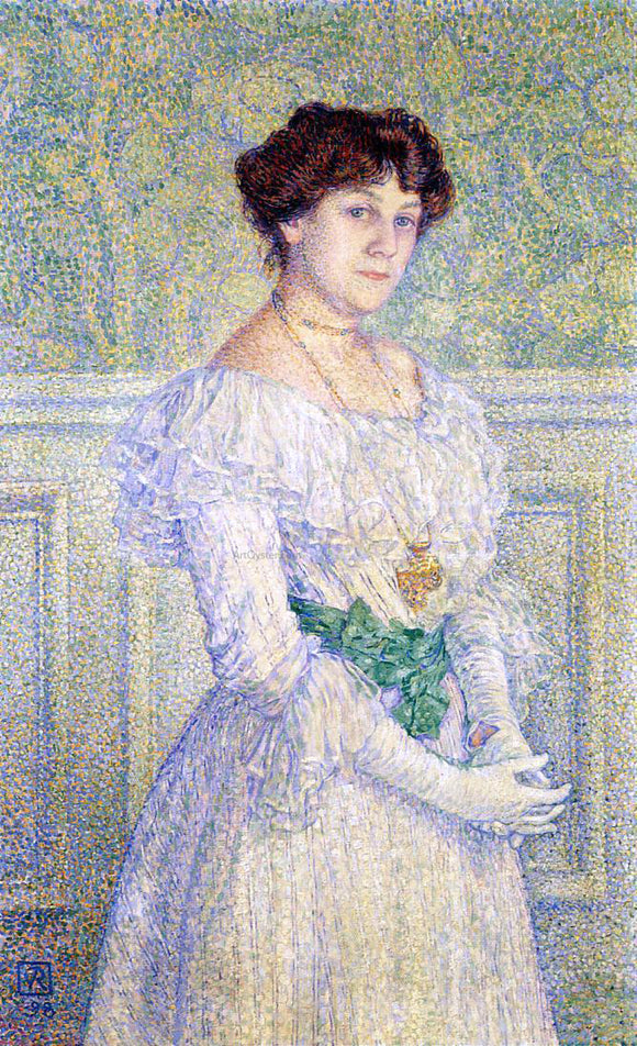  Theo Van Rysselberghe Portrait of Laure Fle - Art Print