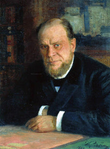  Ilia Efimovich Repin Portrait of Lawyer Anatoly Fyodorovich Koni - Art Print