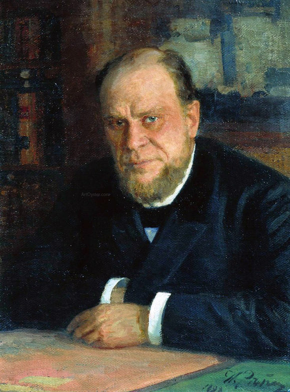  Ilia Efimovich Repin Portrait of Lawyer Anatoly Fyodorovich Koni - Art Print