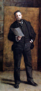  Thomas Eakins Portrait of Leslie W. Miller - Art Print