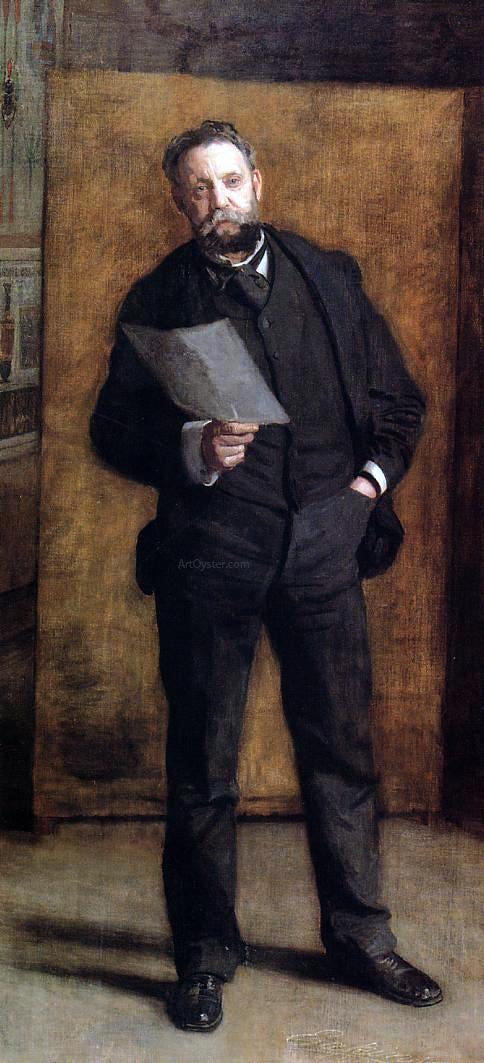  Thomas Eakins Portrait of Leslie W. Miller - Art Print