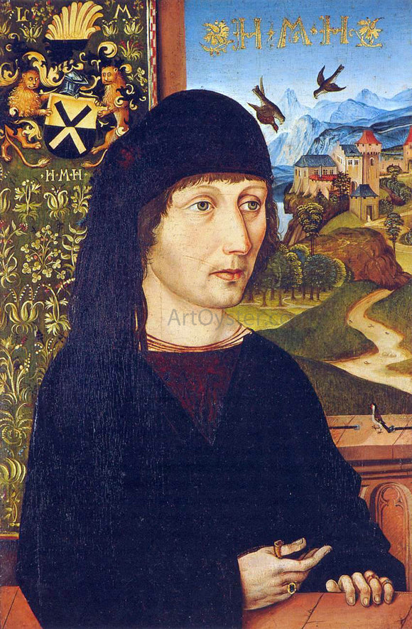  Michael Wolgemut Portrait of Levinus Memminger - Art Print