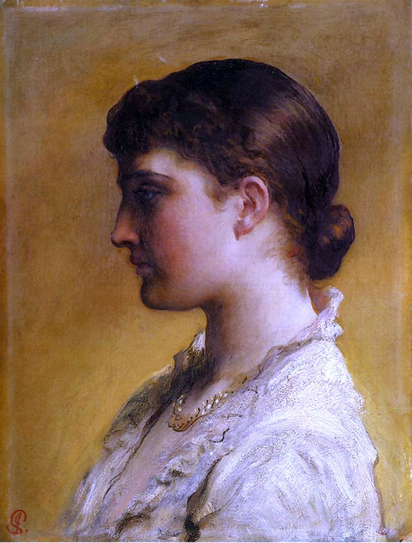  James Sant Portrait of Lillie Langtry - Art Print