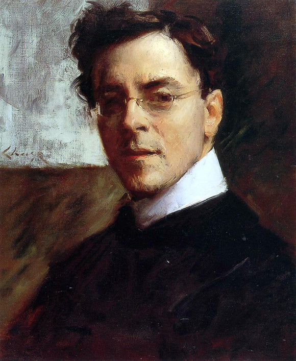  William Merritt Chase Portrait of Louis Betts - Art Print