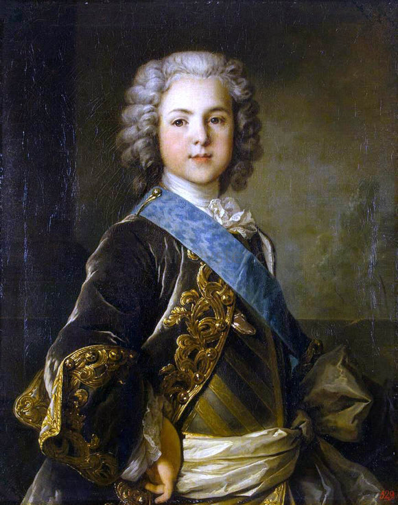  Louis Tocque Portrait of Louis, Grand Dauphin of France - Art Print
