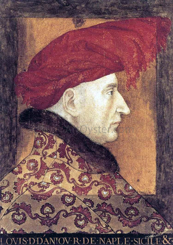  Unknown Painters Masters Portrait of Louis II, Duke of Anjou - Art Print