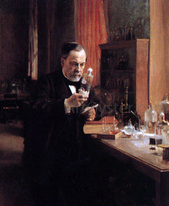  Albert Edelfelt Portrait of Louis Pasteur - Art Print