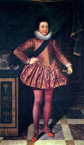  The Younger Frans Pourbus Portrait of Louis XIII of France at Age Ten - Art Print