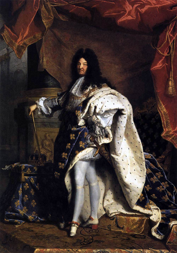  Hyacinthe Rigaud Portrait of Louis XIV - Art Print
