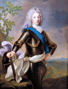  Alexis-Simon Belle Portrait of Louis XV - Art Print