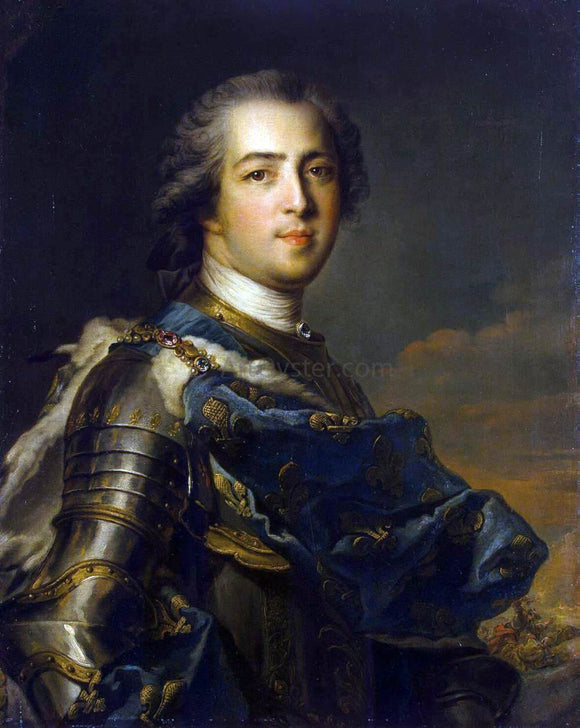  Jean-Marc Nattier Portrait of Louis XV of France - Art Print