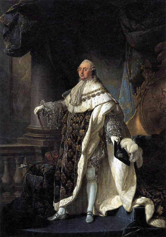  Antoine-Francois Callet Portrait of Louis XVI - Art Print