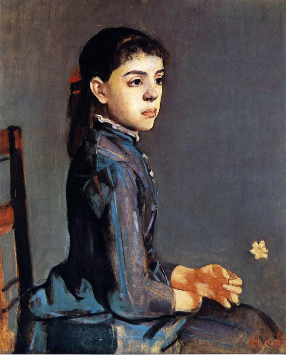  Ferdinand Hodler Portrait of Louise-Delphine Duchosal - Art Print