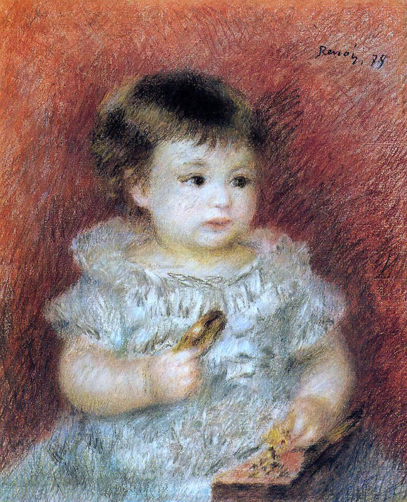  Pierre Auguste Renoir Portrait of Lucien Daudet - Art Print