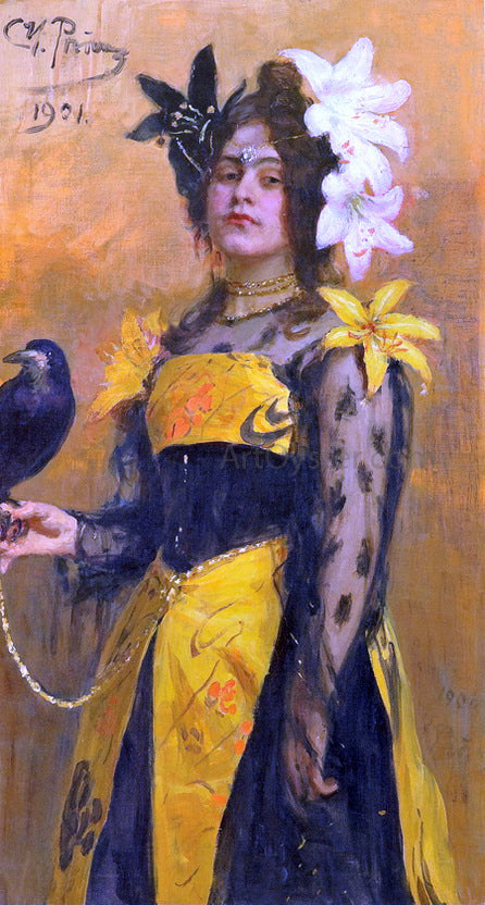  Ilia Efimovich Repin Portrait of Lydia Kuznetsova - Art Print