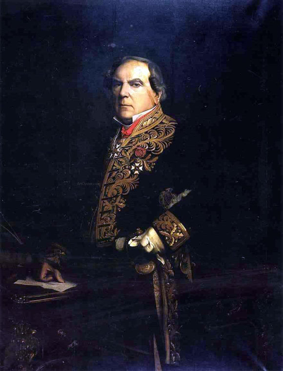  Jean-Leon Gerome Portrait of M. Amedee Thierry - Art Print