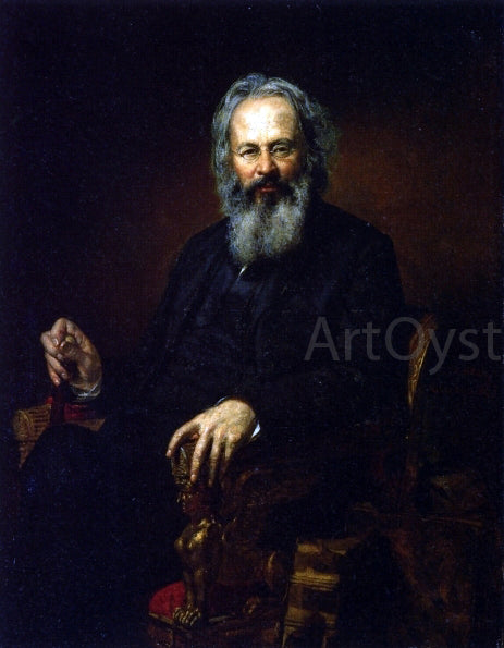  George Alexander Healy Portrait of M. Brownson - Art Print