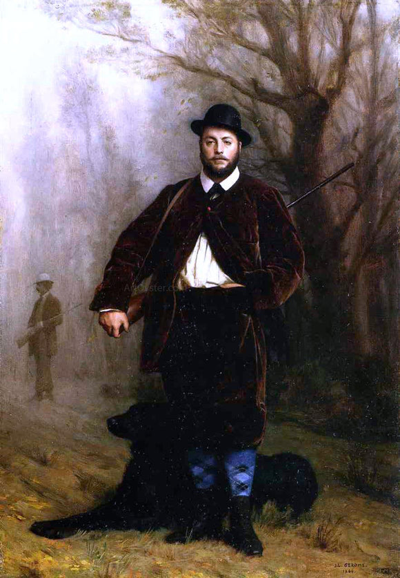  Jean-Leon Gerome Portrait of M. Edouard Delessert - Art Print