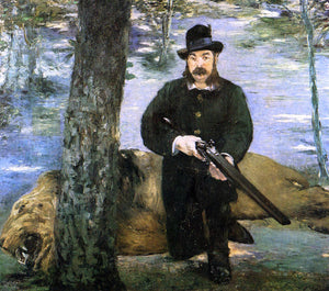  Edouard Manet Portrait of M. Pertuiset, the Lion Hunter - Art Print