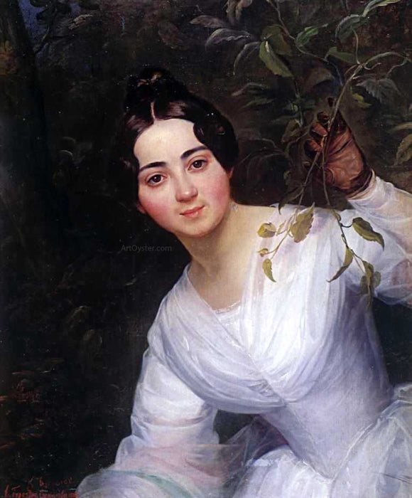  Karl Pavlovich Brulloff Portrait of M. S. Voeykova - Art Print