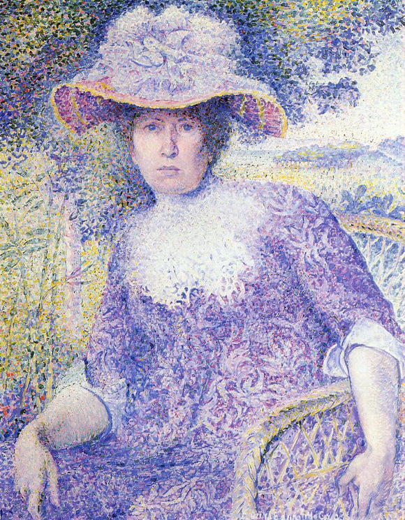  Henri Edmond Cross Portrait of Madame Cross - Art Print