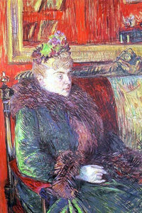  Henri De Toulouse-Lautrec Portrait of Madame de Gortzikolff - Art Print