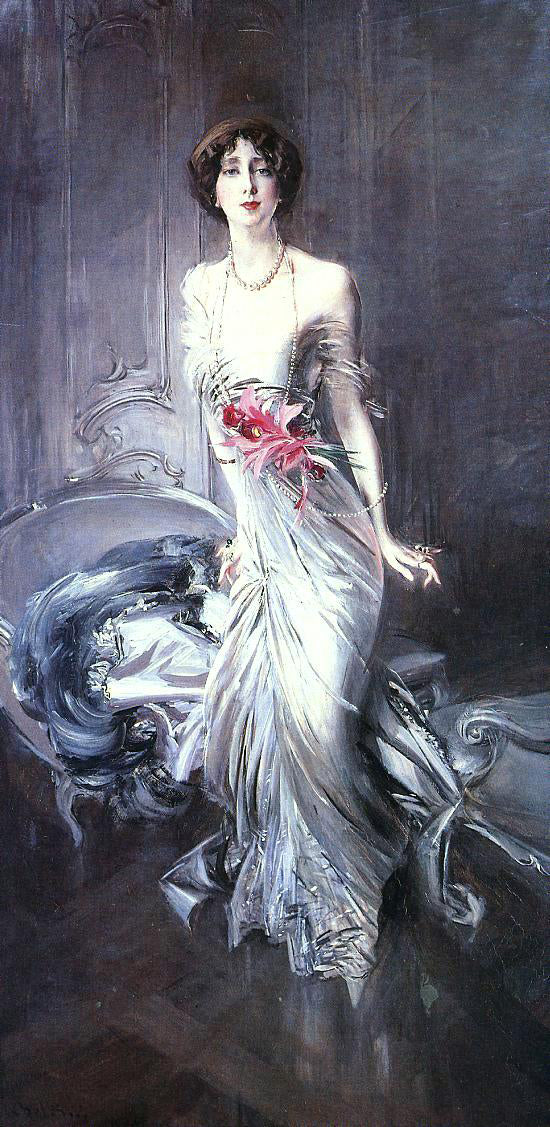  Giovanni Boldini Portrait of Madame E. L. Doyen - Art Print