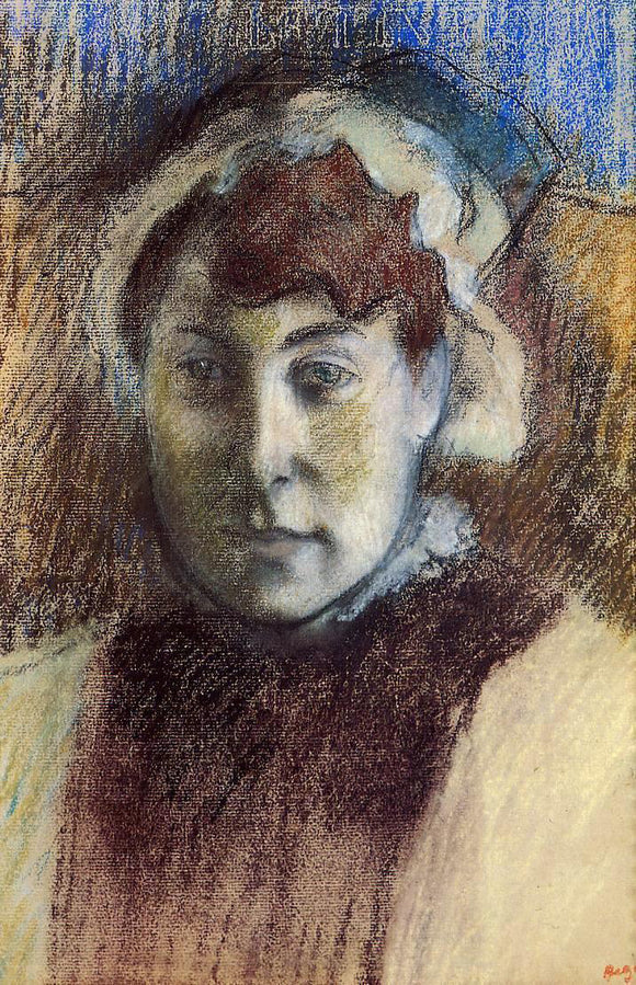  Edgar Degas Portrait of Madame Ernest May - Art Print