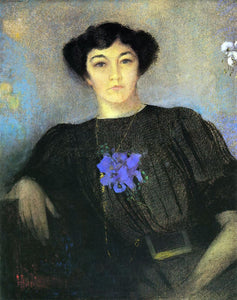  Odilon Redon Portrait of Madame Gustave Fayet - Art Print