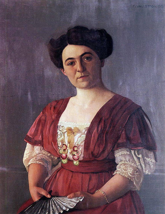  Felix Vallotton Portrait of Madame Hasen - Art Print