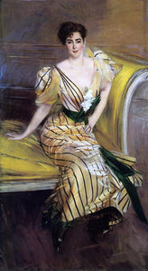  Giovanni Boldini Portrait of Madame Josephina Alvear de Errazuriz - Art Print